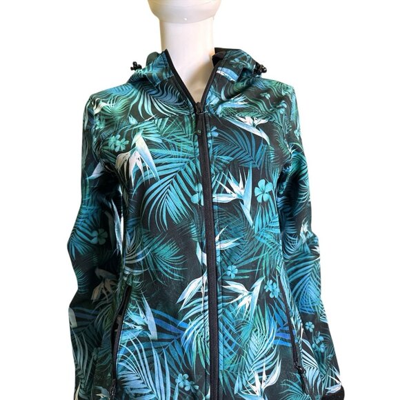 Mountain Warehouse Soft Shell Exodus Water Resistant Printed Jacket Size 6 EUC - Picture 3 of 6